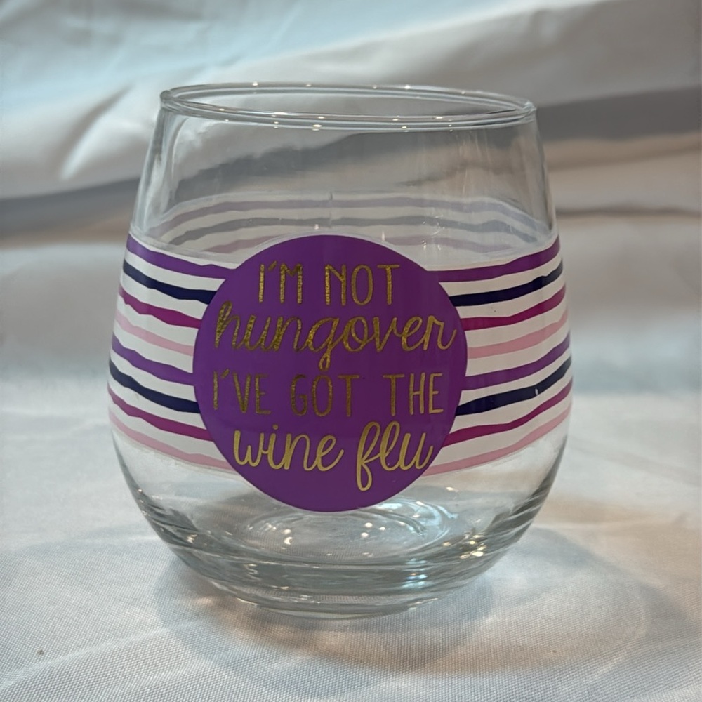 Set of Three Wine Glasses with Fun Quotes - Picture 2 of 8